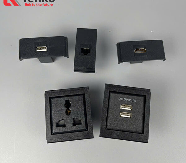 Module cho hộp ổ cắm âm bàn Tenko TK-D4S