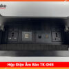 Ổ Cắm Âm Bàn HDMI + LAN + USB Hợp Kim Nhôm Tenko TK-D4S-03 Đen