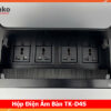 Ổ Cắm Âm Bàn Hợp Kim Nhôm Tenko TK-D4S-01 Đen