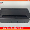Hộp Ổ Cắm Âm Bàn Hợp Kim Nhôm Tenko TK-D4S Đen