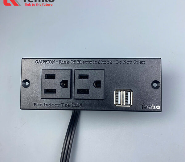 Ổ Cắm Điện Âm Bàn Chuẩn Mỹ Tenko TK-KDM01