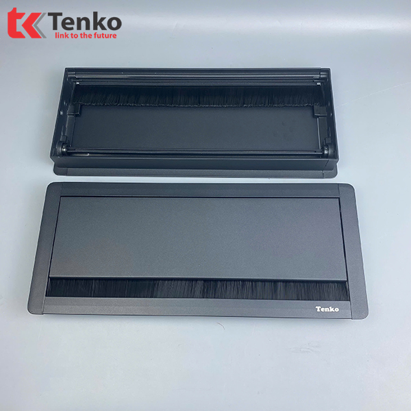 Nắp Hộp Điện Âm Bàn 300×127 Tenko TK-N01 Màu Đen Chính Hãng