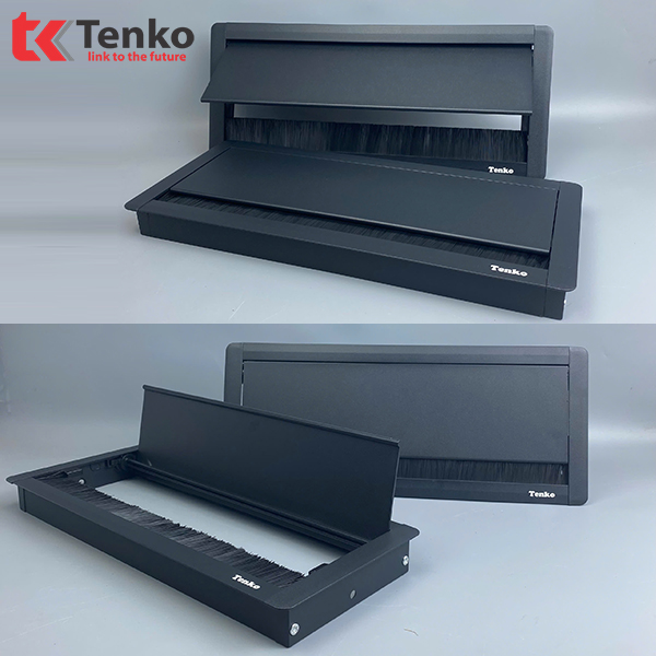 Nắp Hộp Điện Âm Bàn 300×127 Tenko TK-N01 Màu Đen Chính Hãng