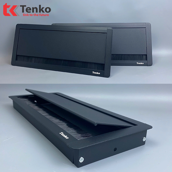 Nắp Hộp Điện Âm Bàn 300×127 Tenko TK-N01 Màu Đen Chính Hãng